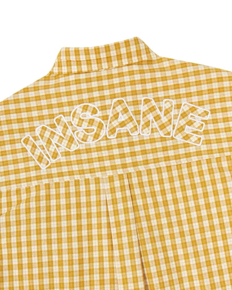 Áo Sơ Mi Tay Dài InsaneClo BACKTALK SHIRT Form Boxy Unisex Vải Sơ Mi Nhập