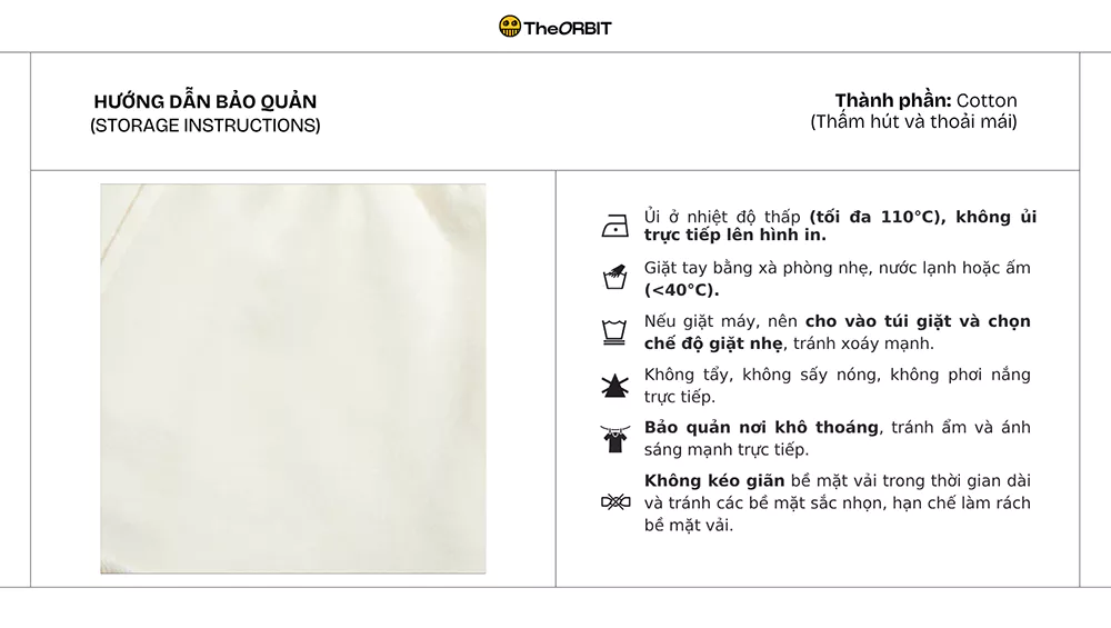 Quần Short Nam Nữ The ORBIT - WASHED EDGE SHORT - Local Brand Chính Hãng