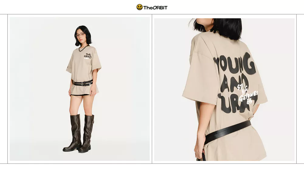 Áo thun nam nữ The ORBIT YOUNG AND TURNT COTTON - Local Brand Chính Hãng