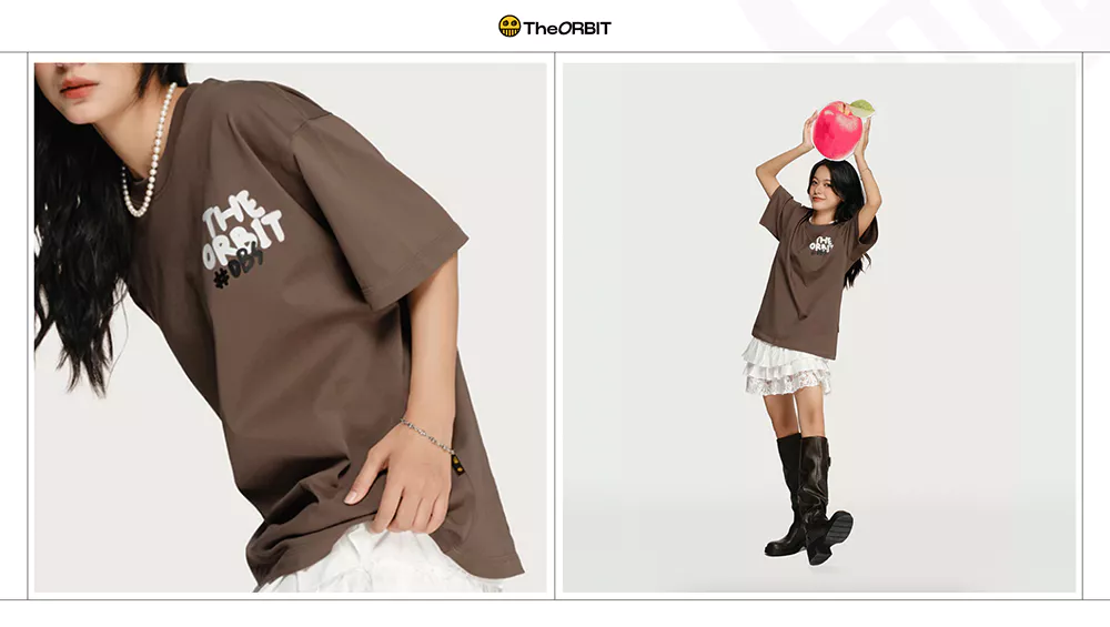 Áo thun nam nữ The ORBIT YOUNG AND TURNT COTTON - Local Brand Chính Hãng