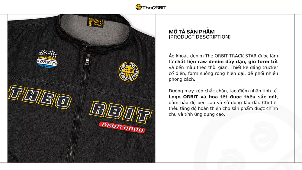 Áo Khoác Nam Nữ Thể Thao The ORBIT TRACK STAR JACKET – Local Brand Chính Hãng