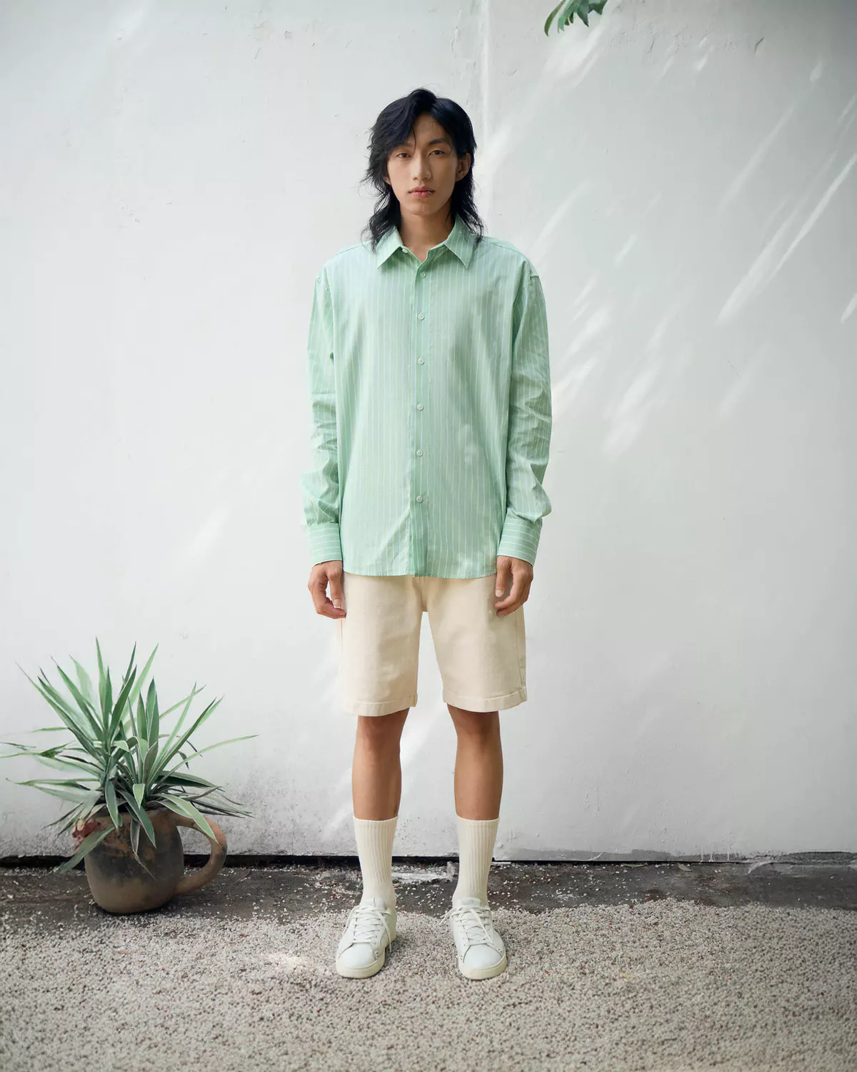Quần Short Denim Nam Form Straight - Routine 10S25DPS002