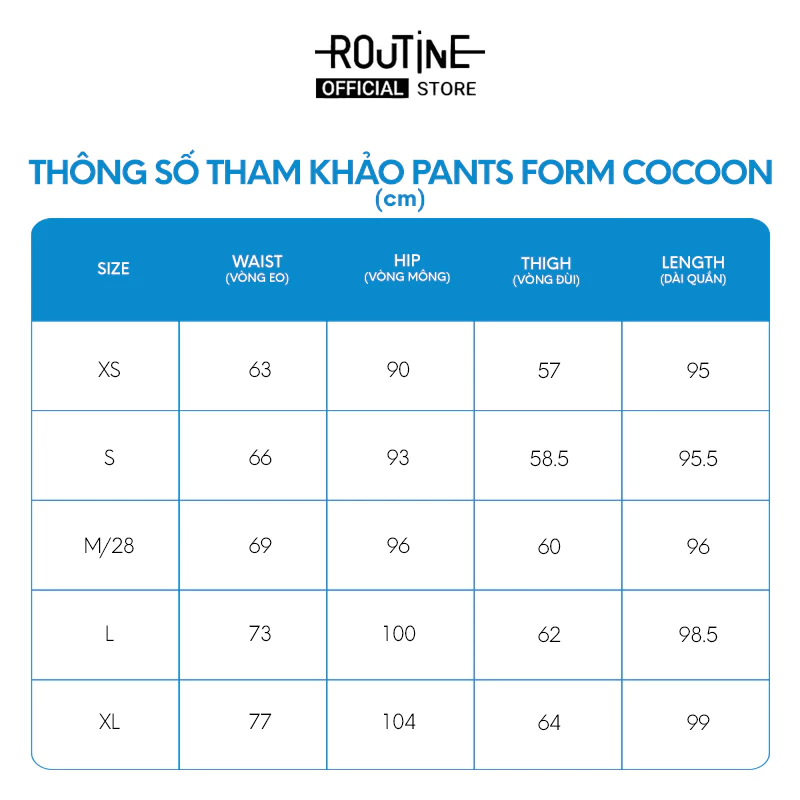 Quần Kaki Nữ Lưng Liền Form Cocoon - Routine 10S25PCAW005