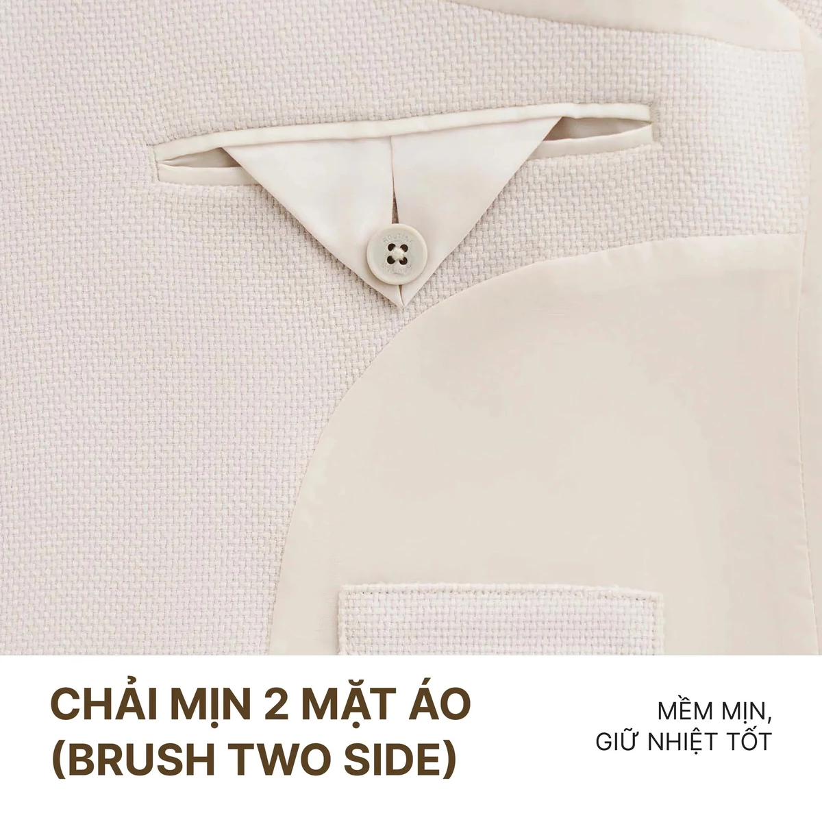 Áo Vest Blazer Vải Twill Trơn Form Fitted - Routine 10F24VES001