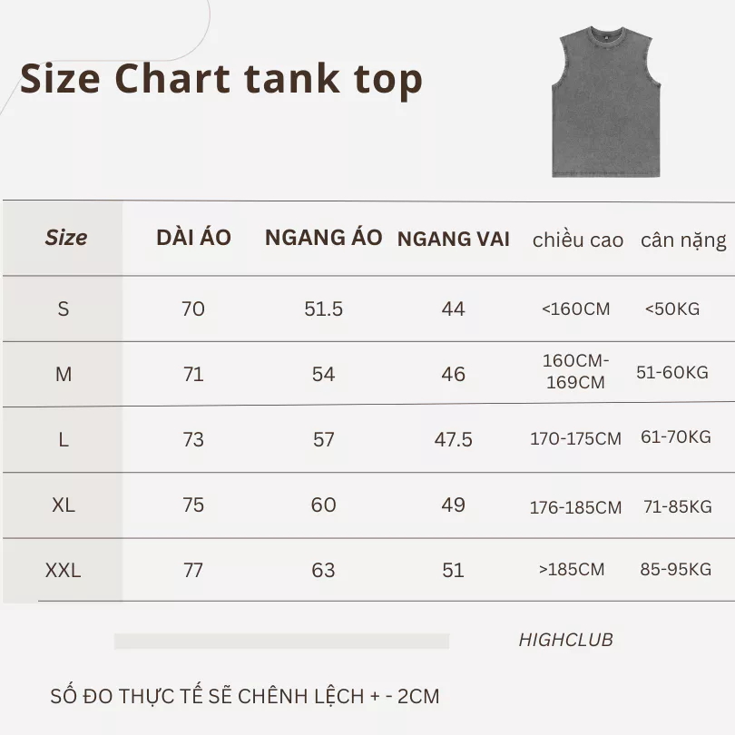 ÁO THUN HIGHCLUB WASH JEFF HARDY OVERSIZE VÀ TANKTOP