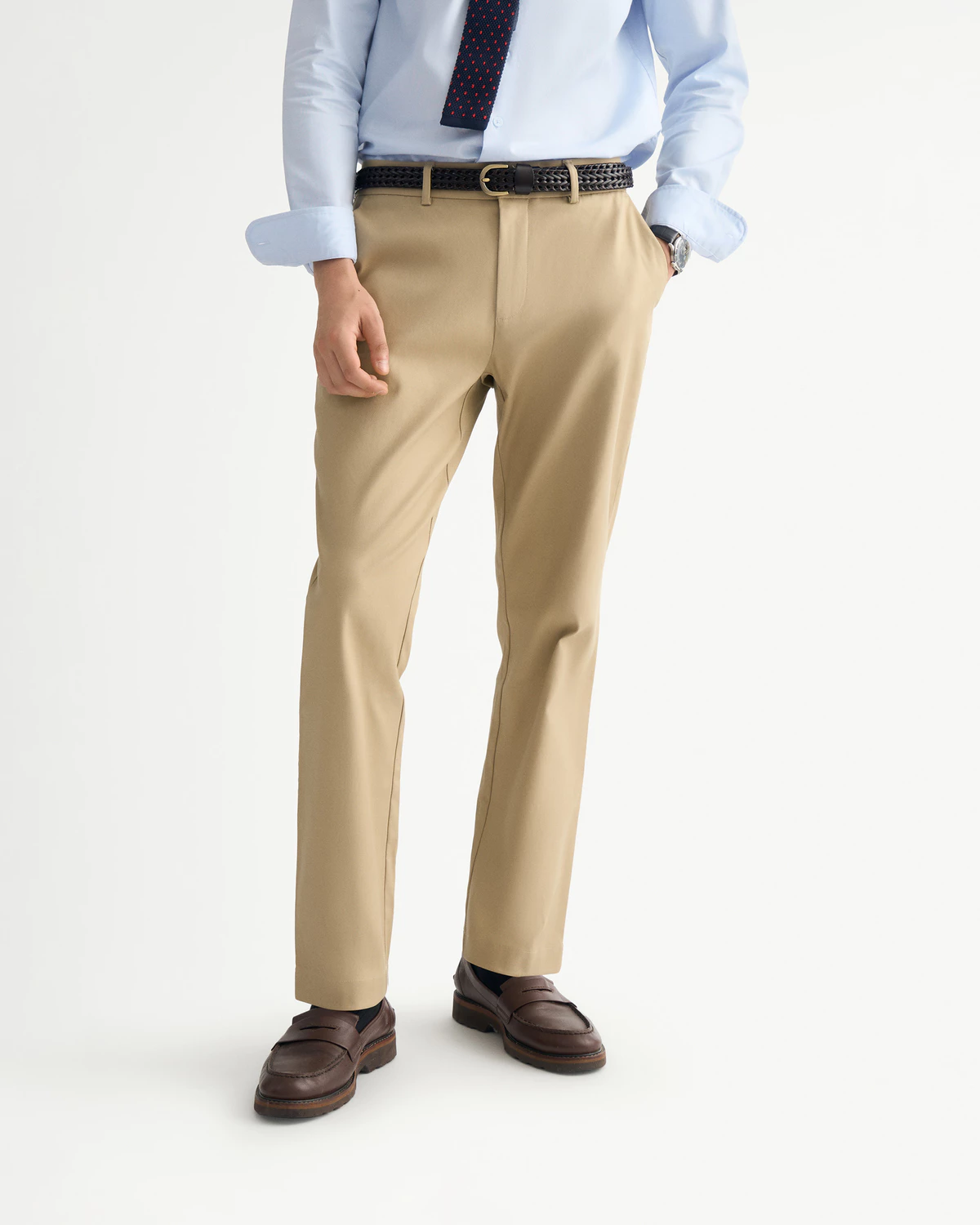 Quần Kaki Nam Trơn Form Slim - Routine 10S25PCA001