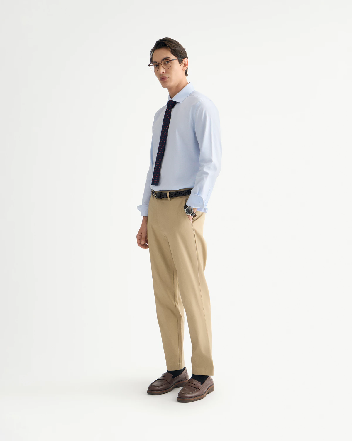 Quần Kaki Nam Trơn Form Slim - Routine 10S25PCA001