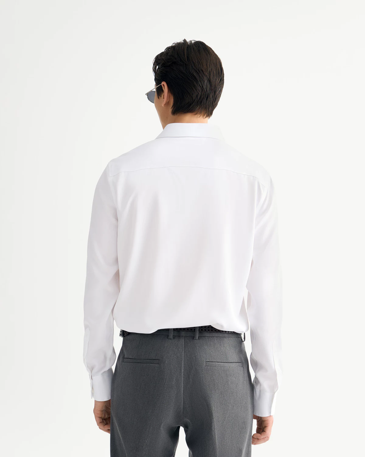 Áo Sơ Mi Nam Tay Dài Trơn Form Fitted - Routine 10S25SHL004