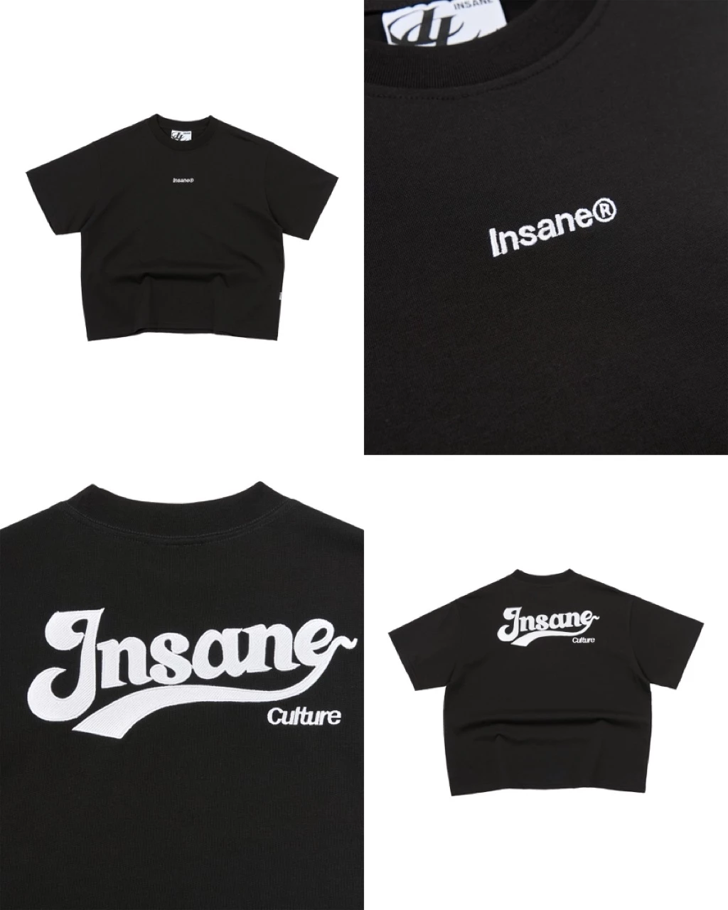 Áo Thun InsaneClo BIG LOGO TEE Form Boxy Unisex Vải Thun Cotton