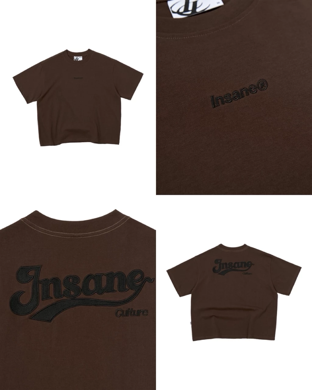 Áo Thun InsaneClo BIG LOGO TEE Form Boxy Unisex Vải Thun Cotton