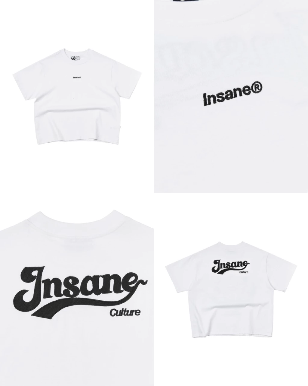 Áo Thun InsaneClo BIG LOGO TEE Form Boxy Unisex Vải Thun Cotton