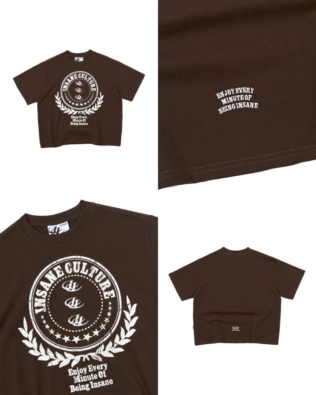 Áo Thun InsaneClo LEAGUE TEE Form Boxy Unisex Vải Thun Cotton