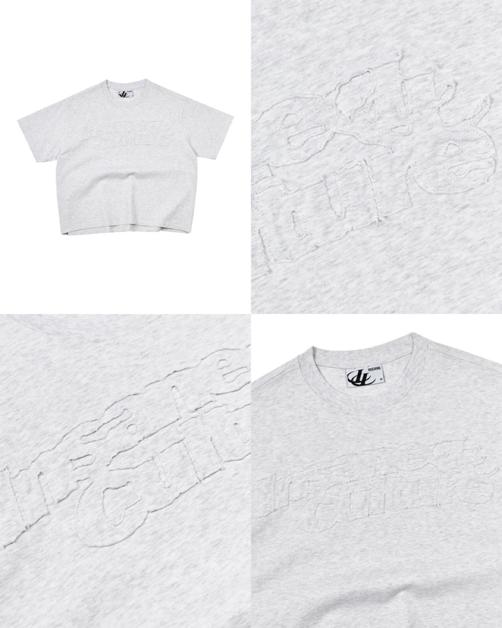 Áo Thun InsaneClo RAW TEE Form Boxy Unisex Vải Thun 100% Cotton