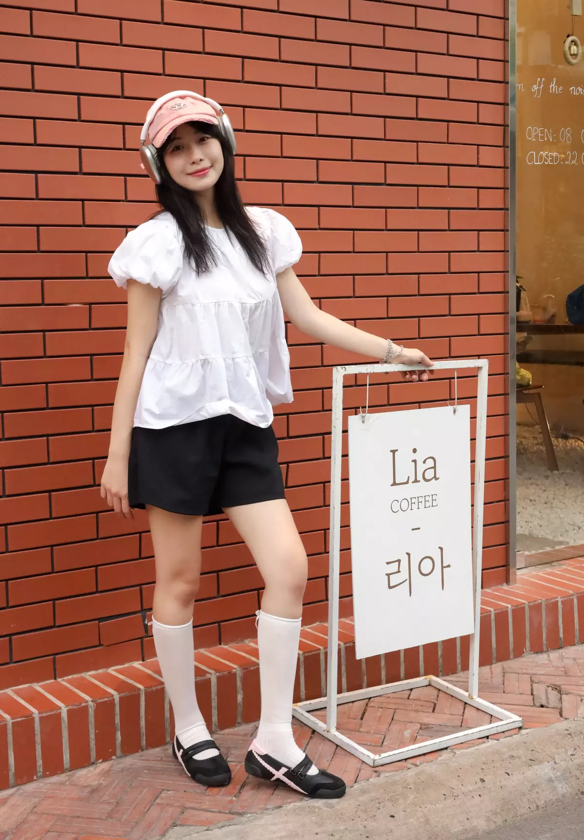 Giày Búp Bê Ballet Sneaker Dincox Mary Jane DC49 Black Pink Êm Chân, Năng Động Cá Tính