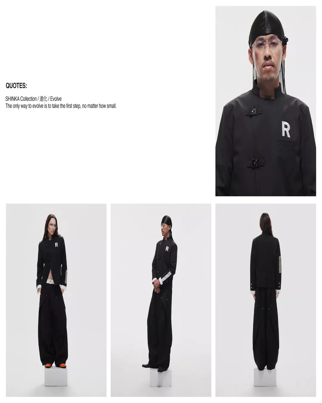 Áo RVB SHINKA GAKURAN Blazer BLACK