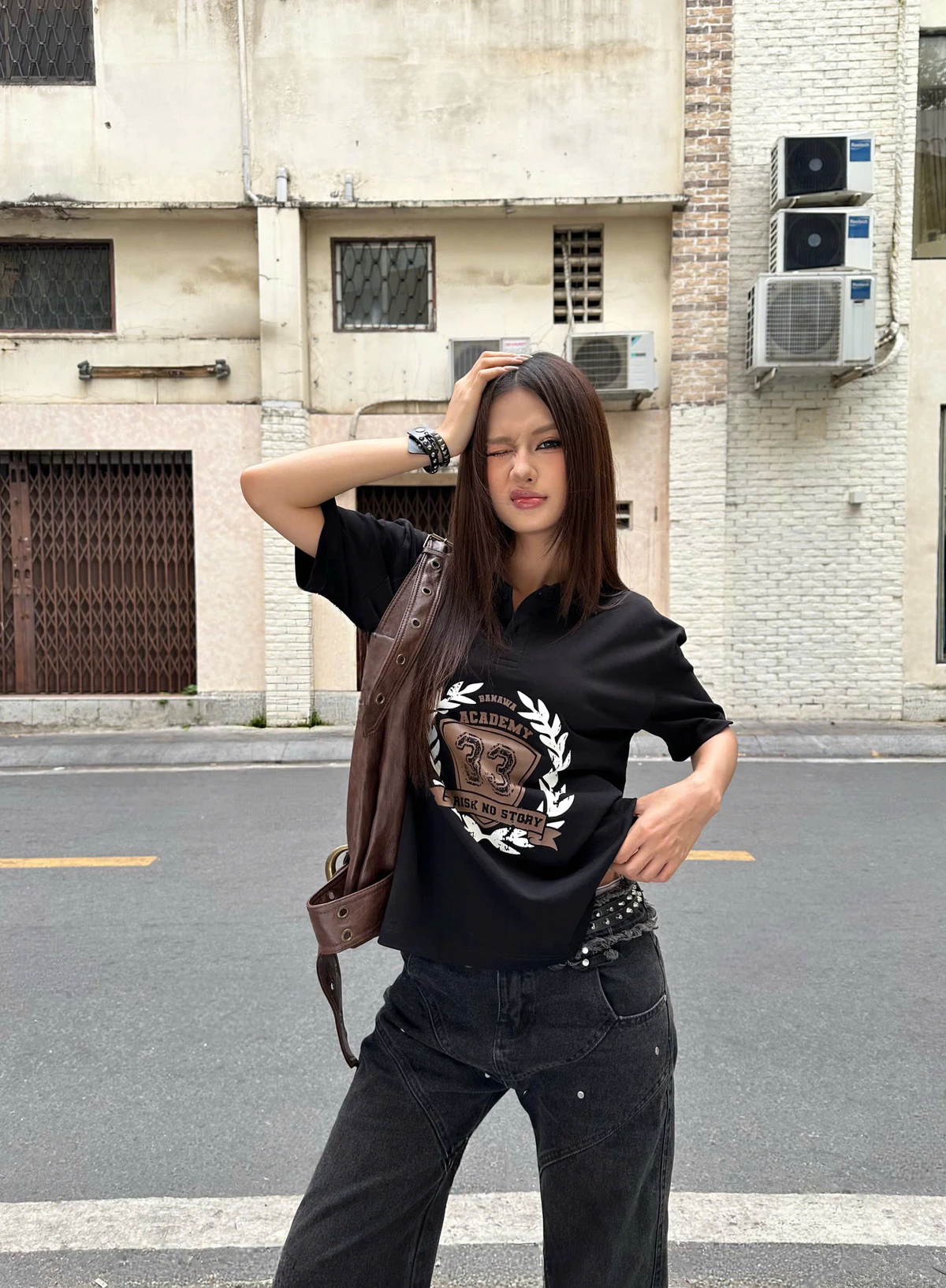Áo Thun Polo Unisex Banawa - Polo No Risk No Story | Local Brand Chính Hãng