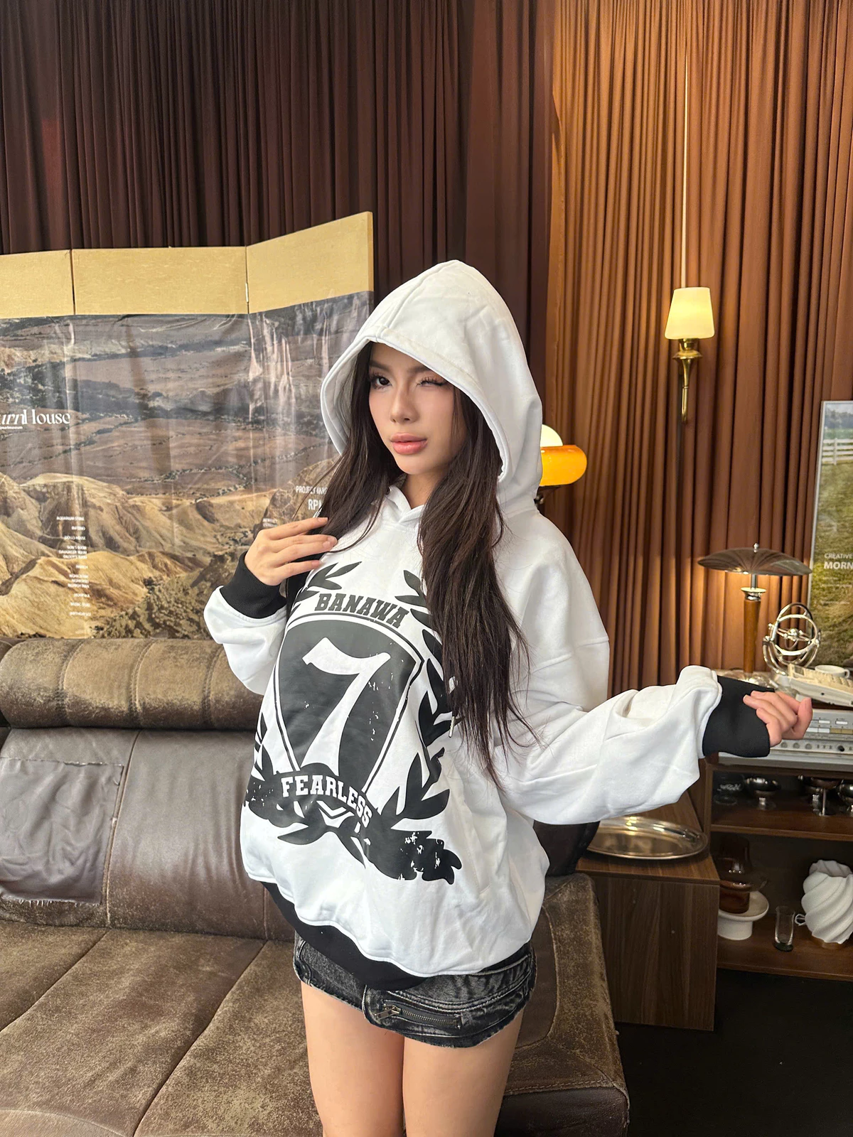 Áo Hoodie Nỉ Bông Unisex Banawa - Hoodie Fearless | Local Brand Chính Hãng