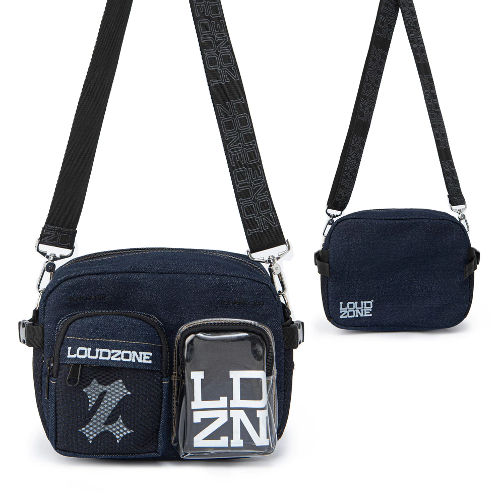 Túi đeo chéo local brand Loudzone Utility Satchel vải canvas nam nữ thời trang hàn quốc