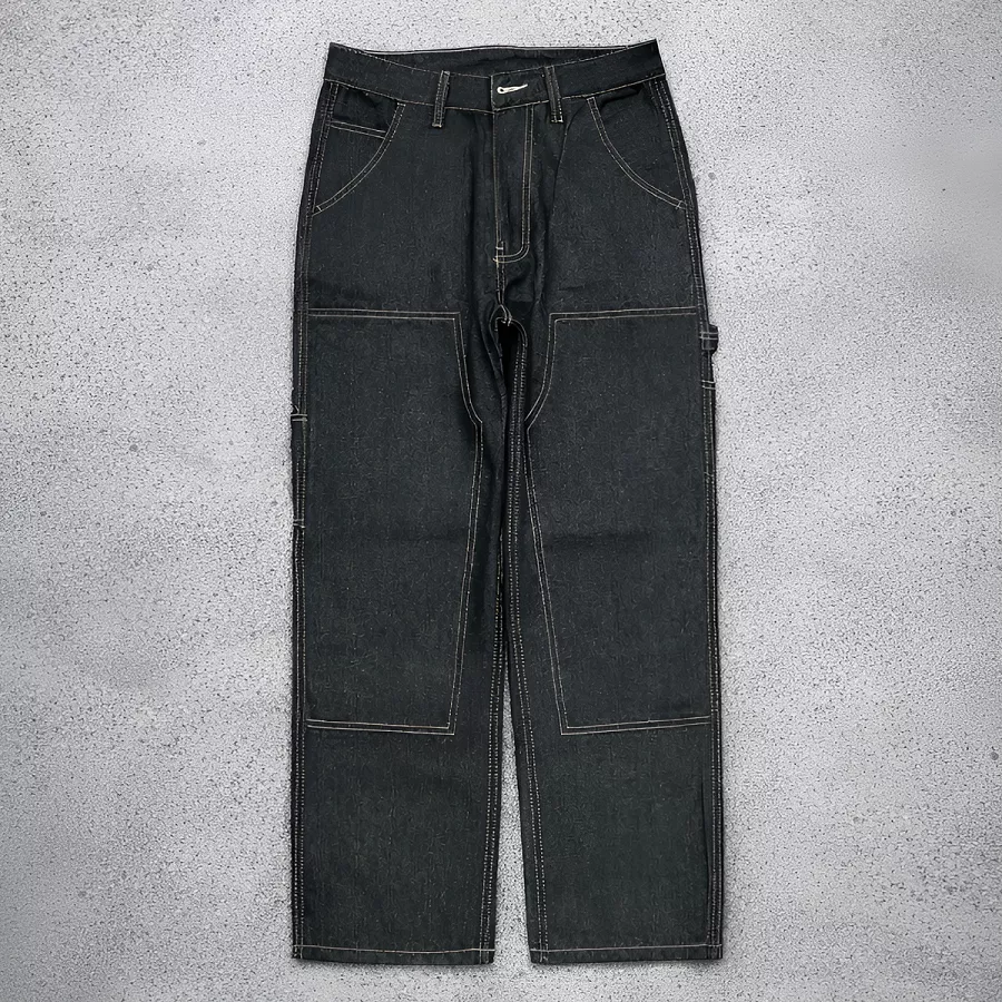 Quần dài RAW DENIM JEANs - Double Knee GORI