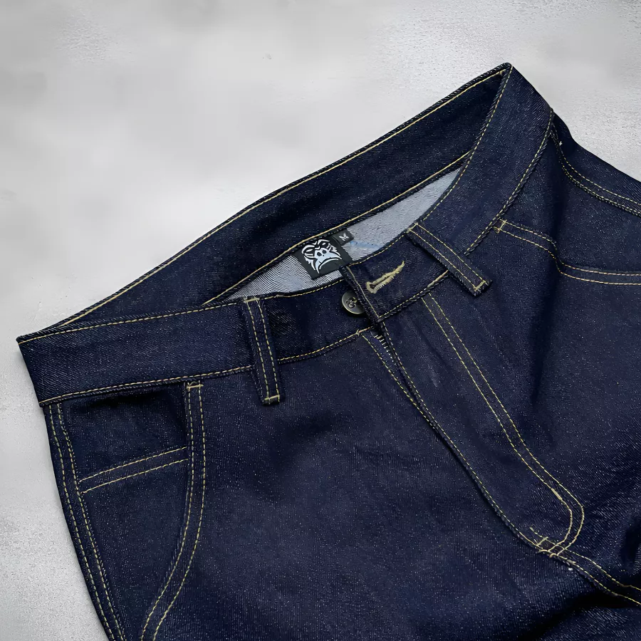 Quần dài RAW DENIM JEANs - Double Knee GORI