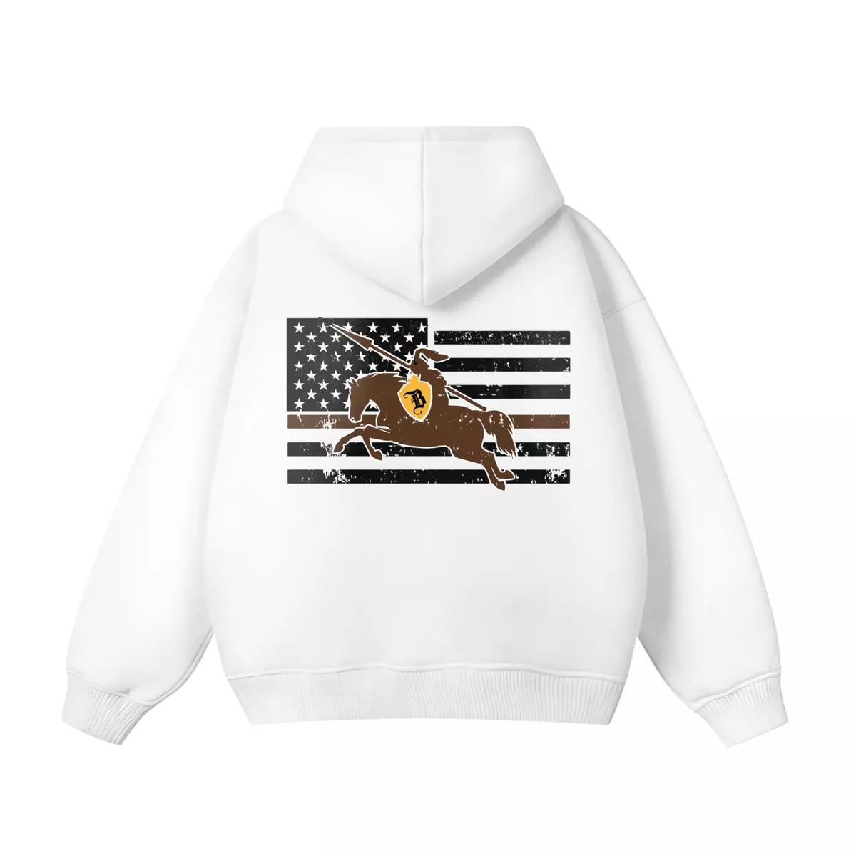 Áo Hoodie Boxy Nỉ Bông Unisex Banawa - Rising Knight Hoodie | Local Brand Chính Hãng