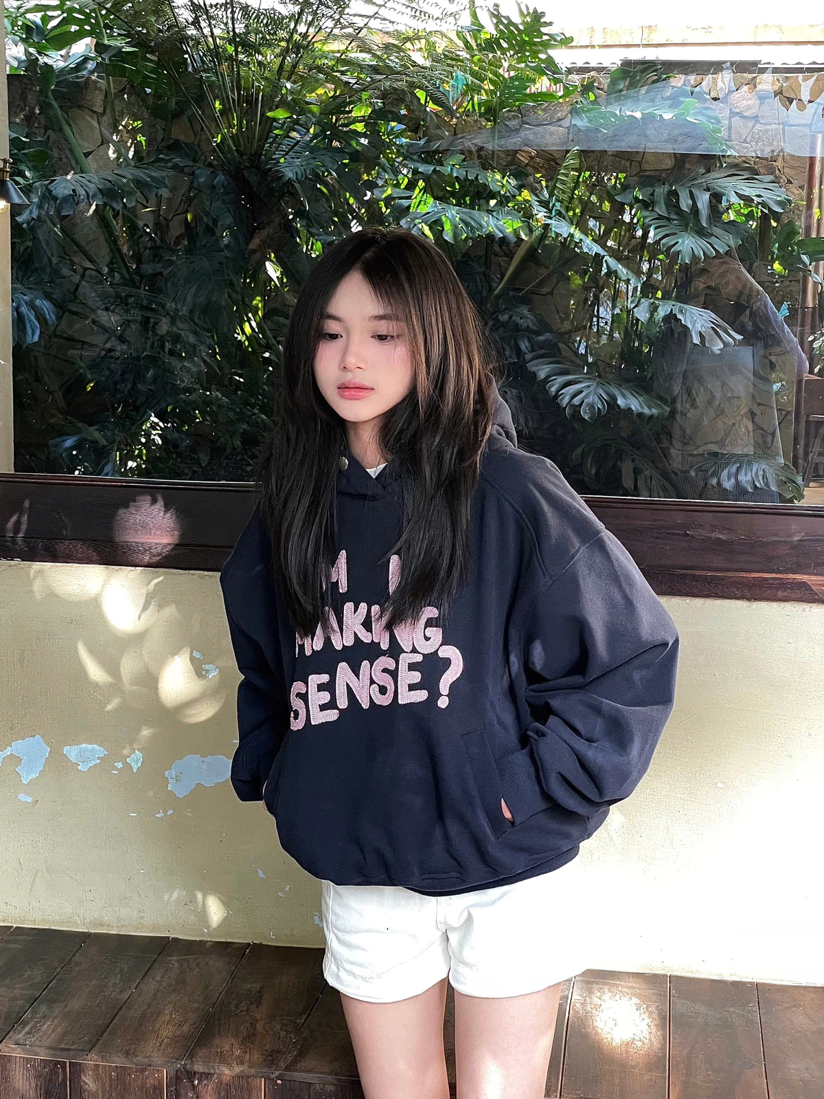 Áo Hoodie Boxy SENSE Cinder Form Đẹp, Local Brand Chính Hãng