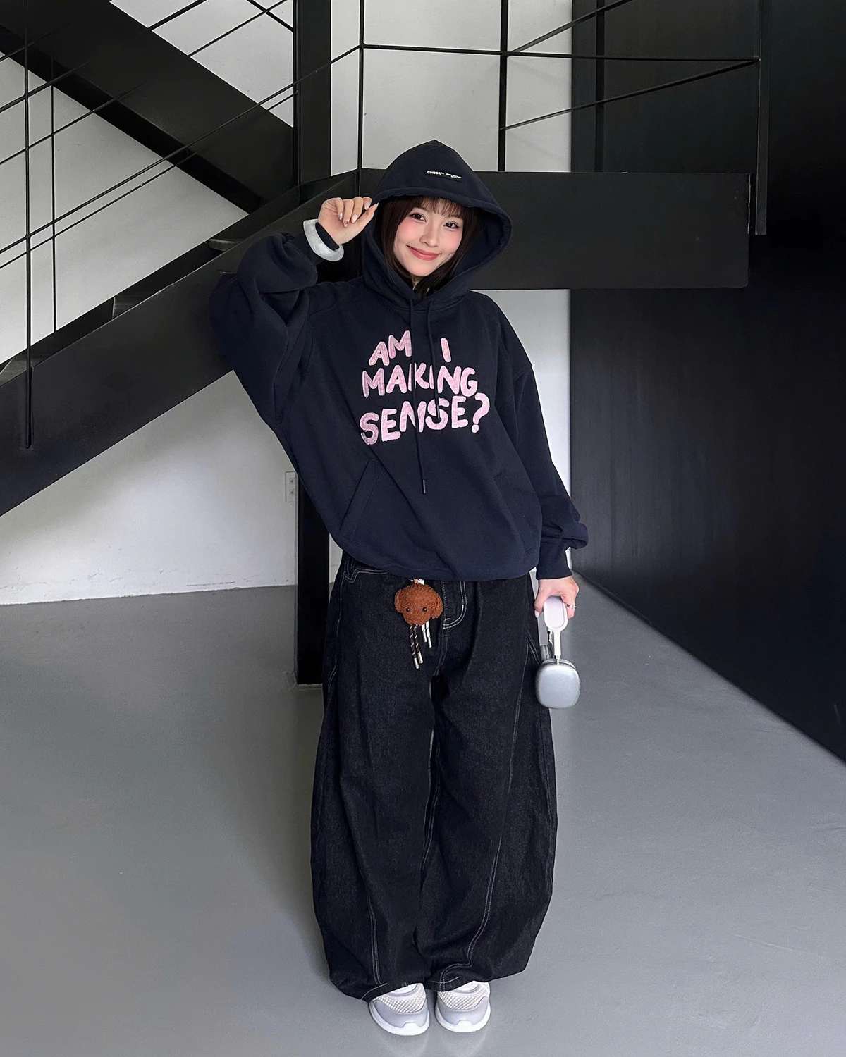Áo Hoodie Boxy SENSE Cinder Form Đẹp, Local Brand Chính Hãng