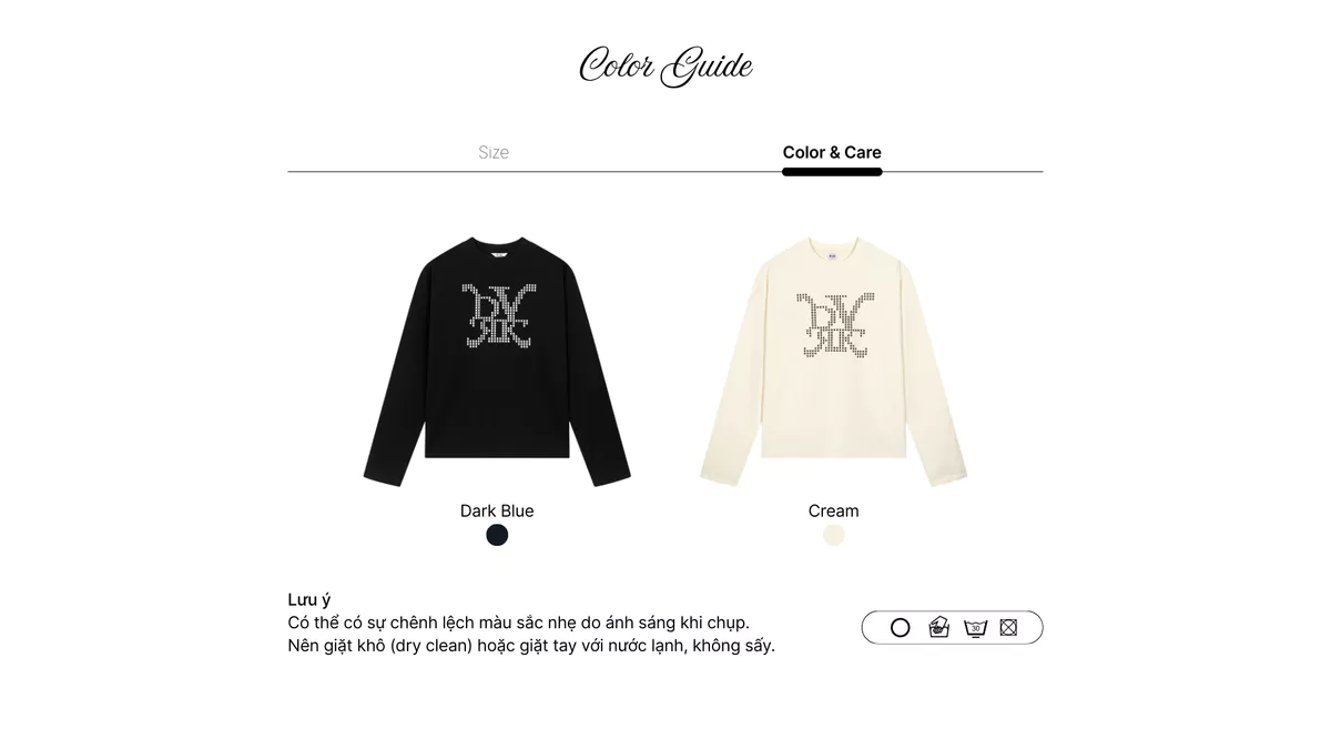 Áo Thun Tay Dài Form Oversize DVRK Privé Knight Dot Vải Cotton Cao Cấp Chi Tiết In Logo Local Brand
