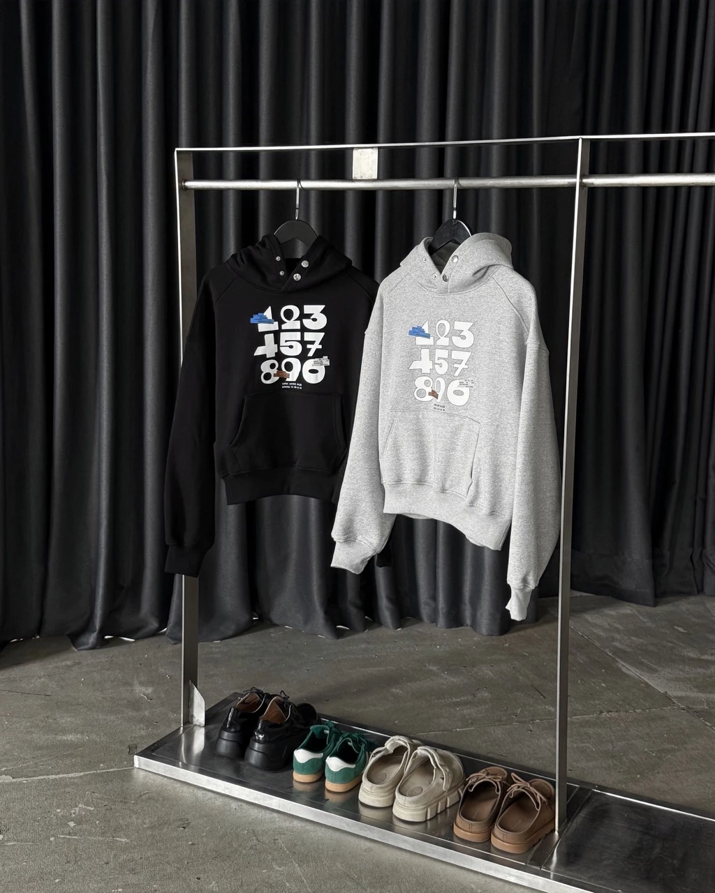 Áo Hoodie Boxy NUMERIC Cinder, Form Đẹp Dành Cho Cả Nam & Nữ, Local Brand Chính Hãng