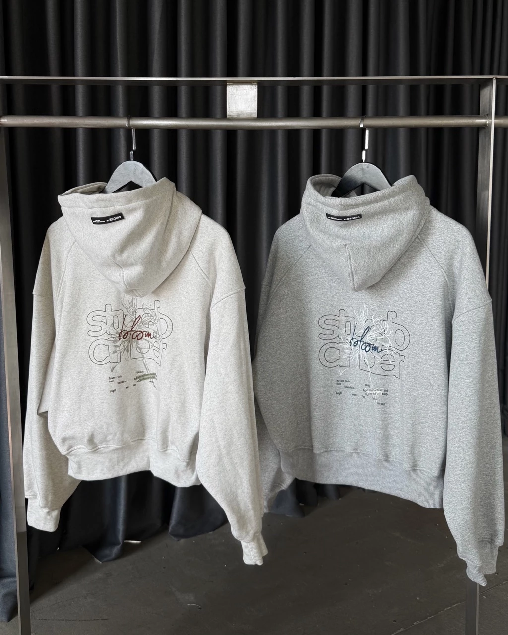 Áo Hoodie Boxy BLOOM Cinder, Áo Boxy Dành Cho Cả Nam & Nữ, Local Brand Chính Hãng