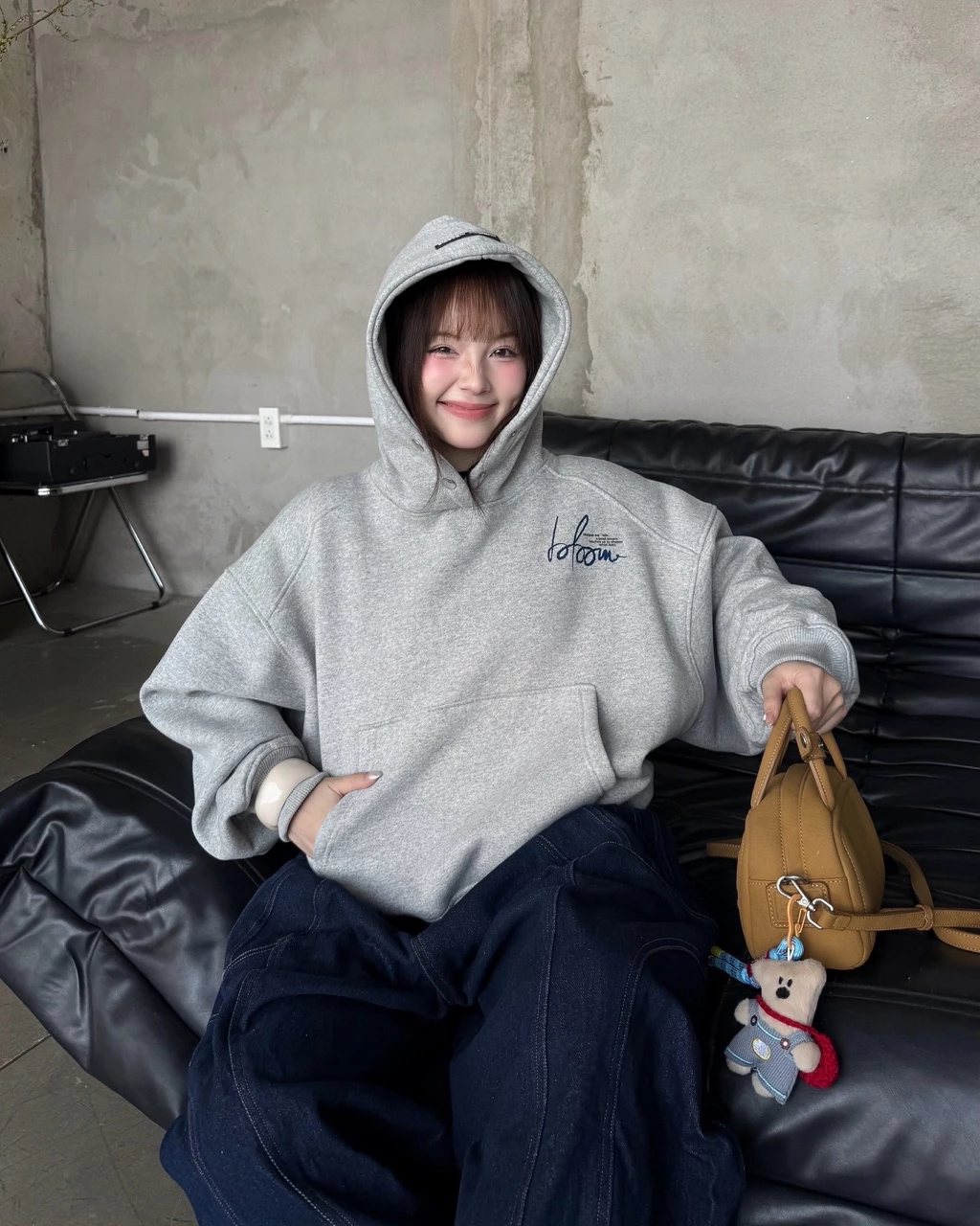 Áo Hoodie Boxy BLOOM Cinder, Áo Boxy Dành Cho Cả Nam & Nữ, Local Brand Chính Hãng
