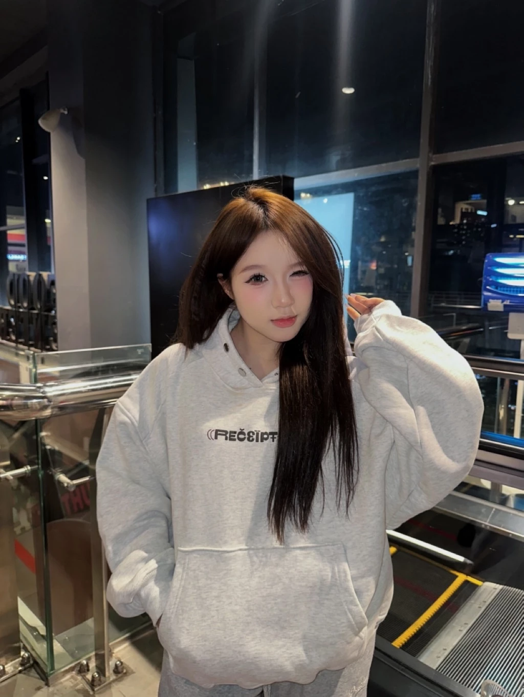 Áo Hoodie Boxy RECEIPT Cinder Form Đẹp, Local Brand Chính Hãng