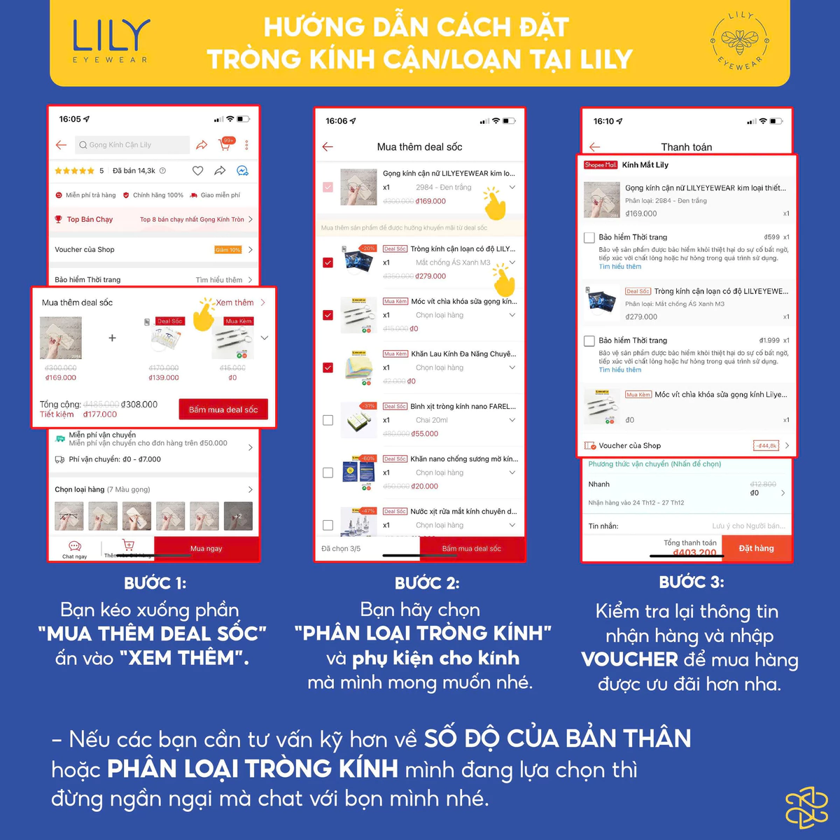 Gọng kính mắt vuông nam nữ LILYEYEWEAR chất liệu nhựa cao cấp chắc chắn, kiểu dáng hiện đại màu sắc thời trang M3567