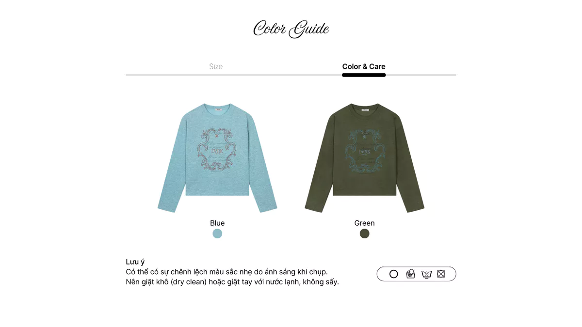 Áo Tay Dài Nam Nữ Form Boxy DVRK Privé Ornate Frame Vải Dệt Kim Mỏng Cao Cấp Local Brand Unisex