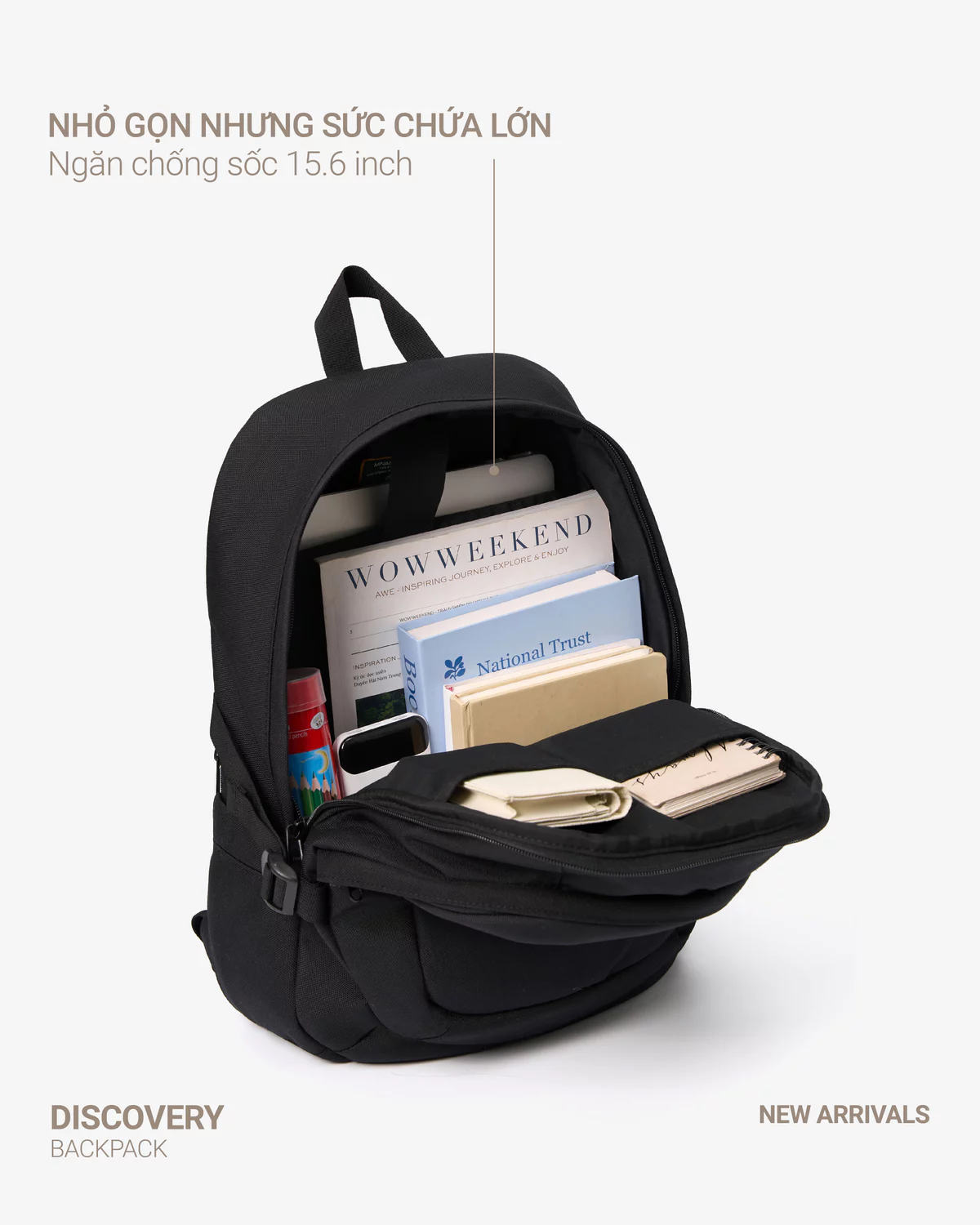 Balo DIM Discovery Backpack - Laptop 15,6 inch