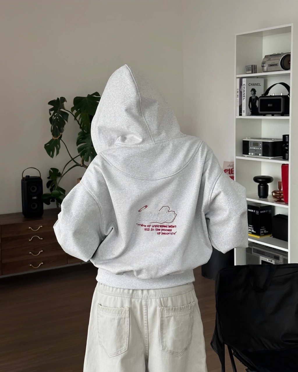 Áo Hoodie Zip Boxy MAKE Cinder Form Đẹp, Local Brand Chính Hãng
