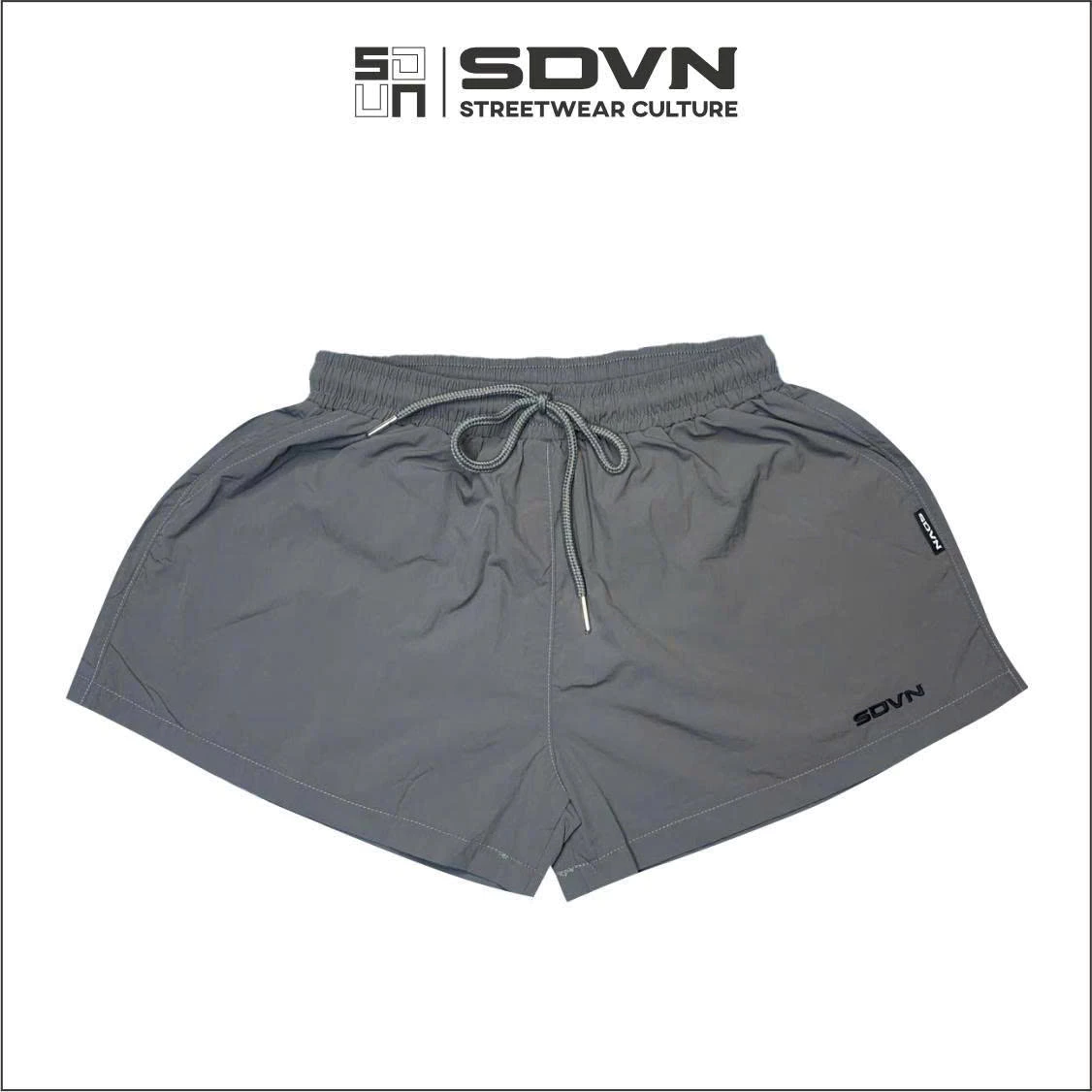 Quần Đùi Nữ Vải Dù Windy Short SDVN, Đi Chơi Đi Biển Ống Rộng Form Thoải Mái Lưng Thun Co Giãn