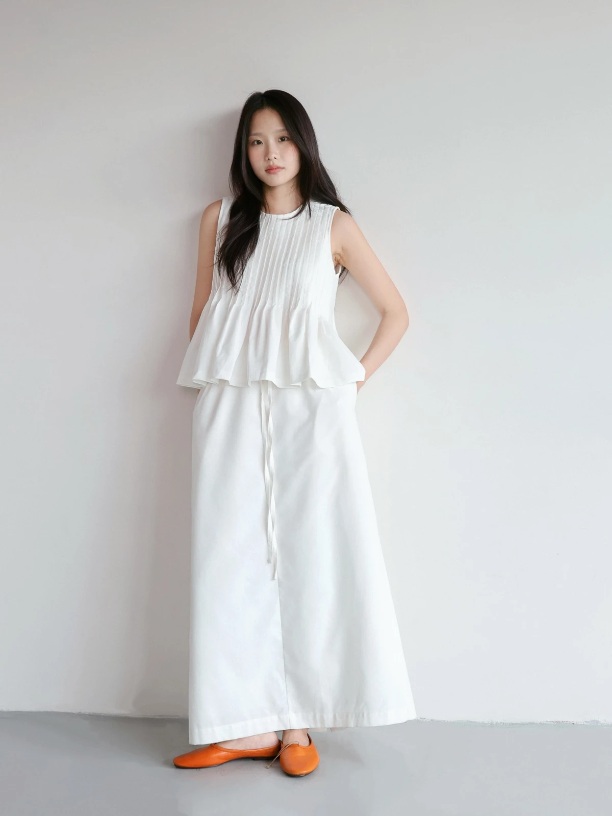 Áo babydoll xếp ly - 𝐋𝐮𝐧𝐚 𝐭𝐨𝐩