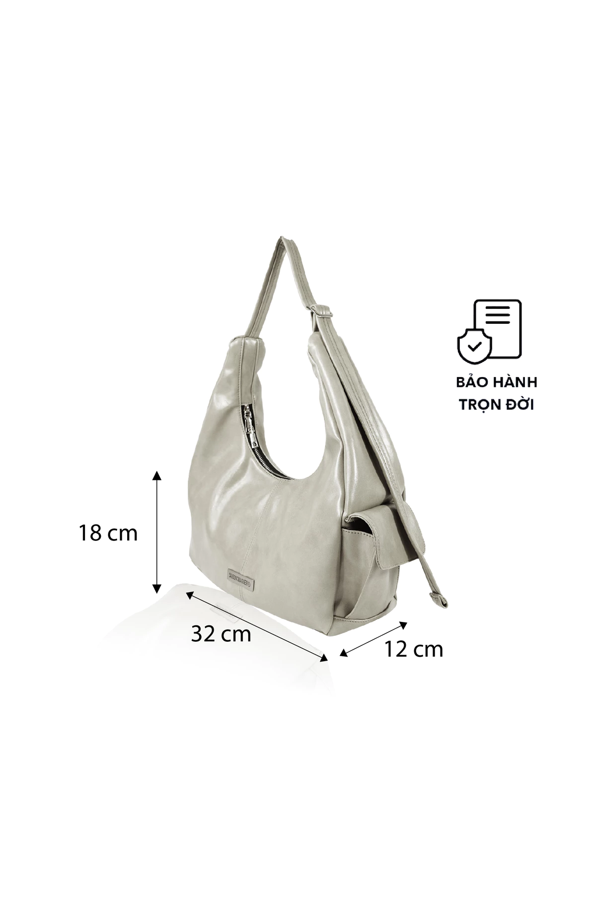 Túi Xách Hobo SAIGONSWAGGER® SGS VELO HOBO BAG /MEDIUM/