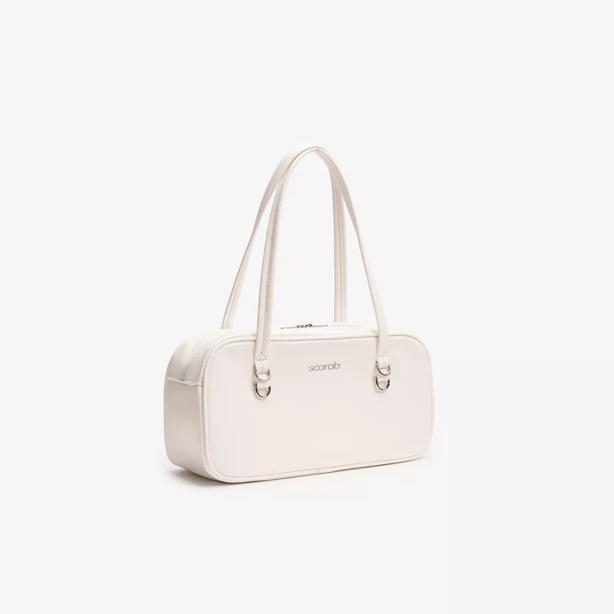 Túi xách đeo vai SCARAB ORDIN WHITE thời trang nam nữ đựng vừa iPad 11 inch, điện thoại, ví tiền, đồ trang điểm