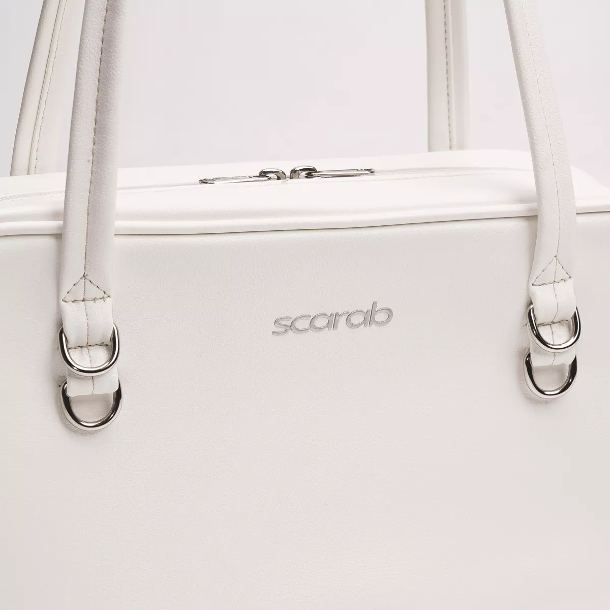 Túi xách đeo vai SCARAB ORDIN WHITE thời trang nam nữ đựng vừa iPad 11 inch, điện thoại, ví tiền, đồ trang điểm
