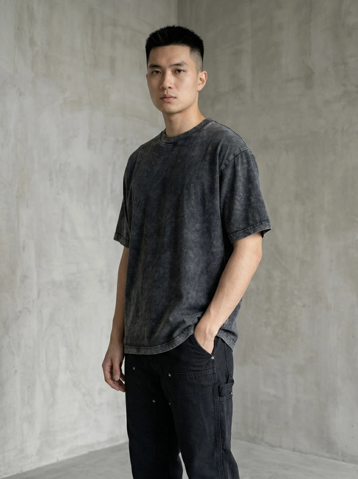 TEE WASH GORI ÁO THUN CHẤT LIỆU COTTON CAO CẤP MENSWEAR