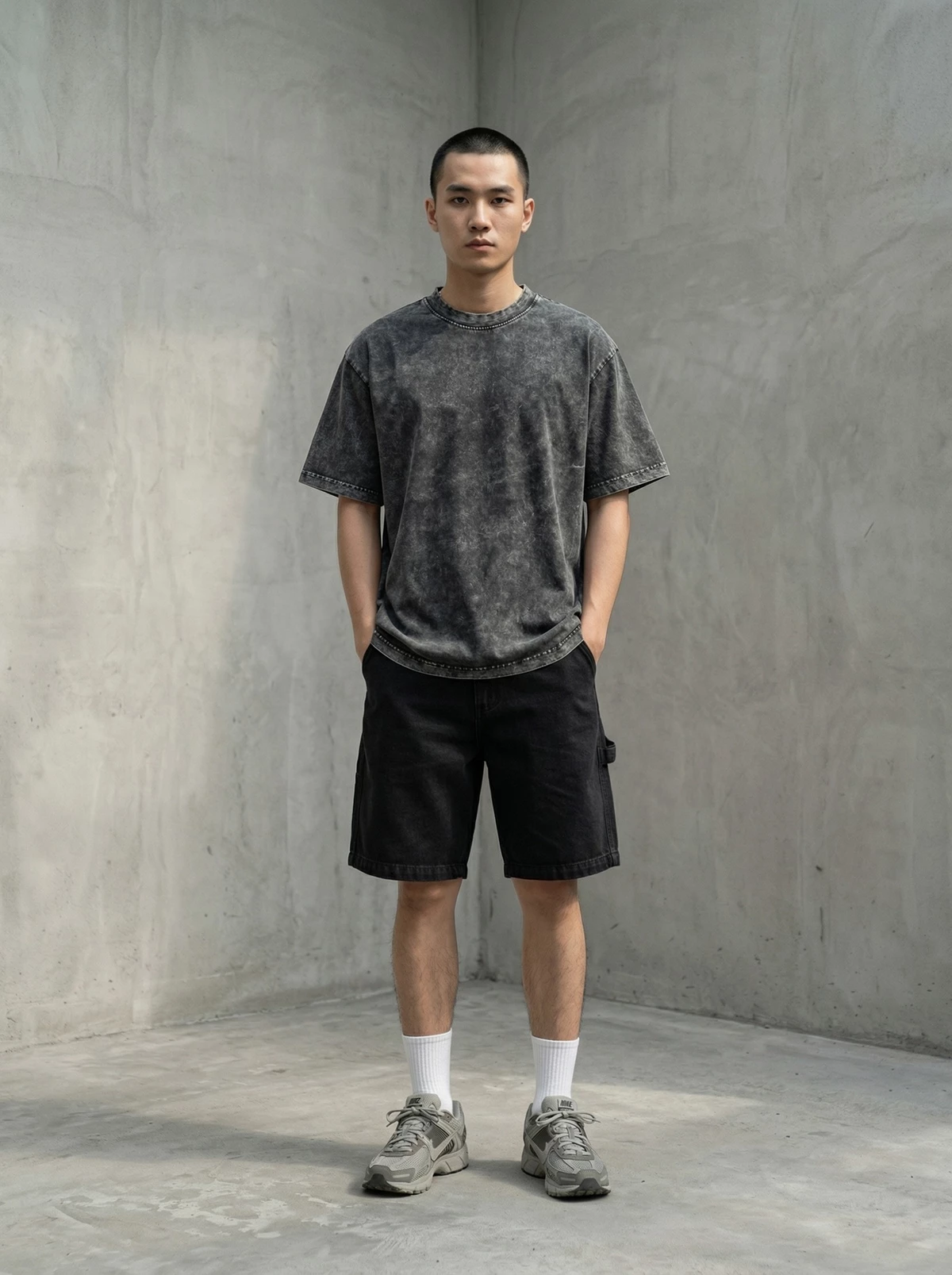 TEE WASH GORI ÁO THUN CHẤT LIỆU COTTON CAO CẤP MENSWEAR