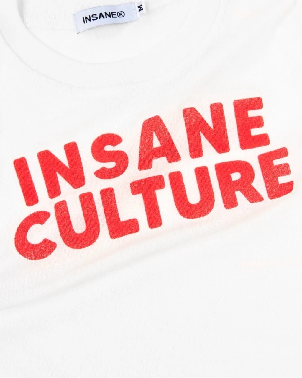 Áo Thun Baby Tee InsaneClo CULTURE BABY TEE Form Slim Fit Vải Thun Giấy Xuyên Thấu Co Giãn