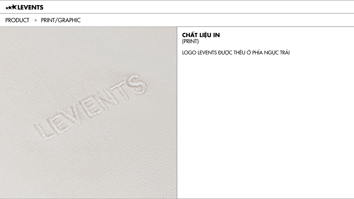 Áo Zipper Hoodie Levents Classic Boxy 2.0 Nỉ Chân Cua