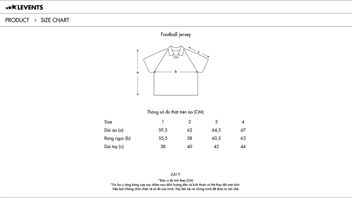 Áo Jersey Levents Striped Football Jersey Form Boxy Poly