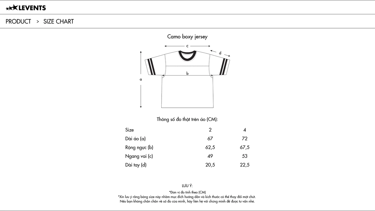 Áo Jersey Levents Camo Boxy Jersey Thun Lưới