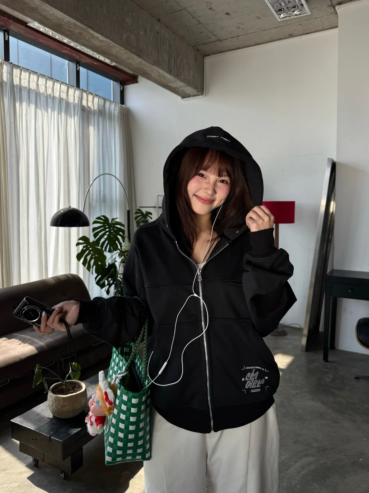 Áo Hoodie Zip Boxy BASE Cinder Form Đẹp, Local Brand Chính Hãng