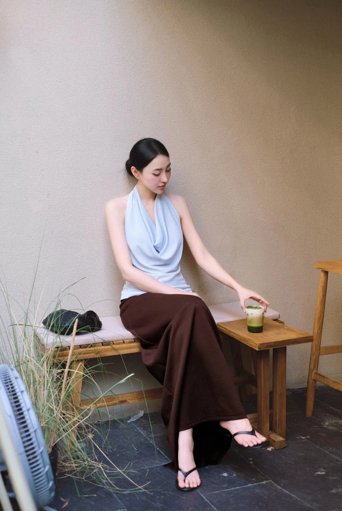 Nosbyn - Chân Váy Nữ Dài Dáng Barrel - Barrel Skirt