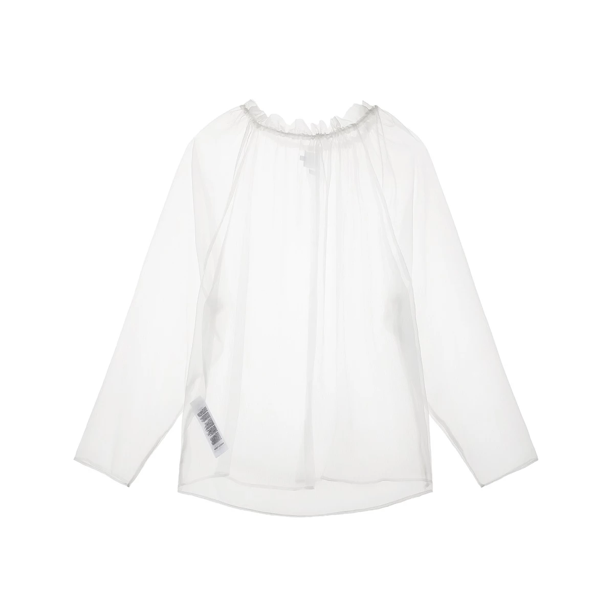 Áo Sơ Mi Tay Dài Xuyên Thấu Cổ Bèo Unisex LIDER AIRY SEE-THRU SHIRT